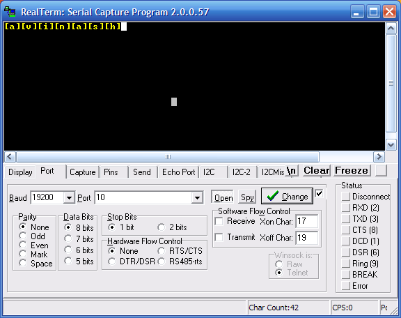 realterm serial comms  free