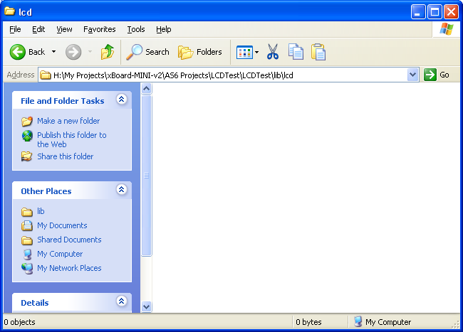 lcd lib folder