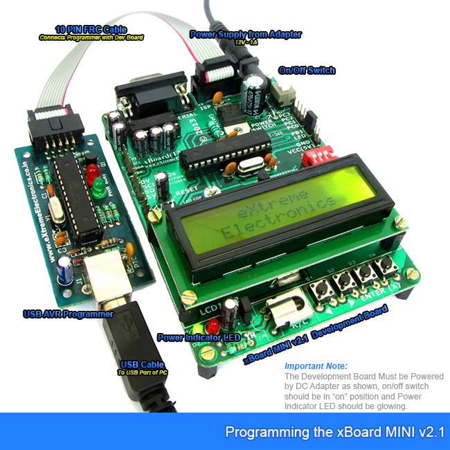 programming xBoard MINI using ISP