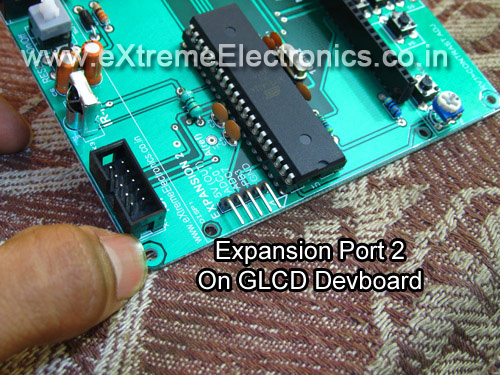 expansion port 2 on AVR GLCD Development Board
