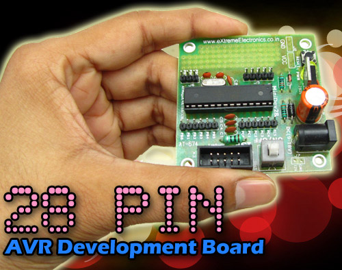 28 pin avr development board